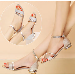 2020 Elegant Ladies Sandals Women Peep